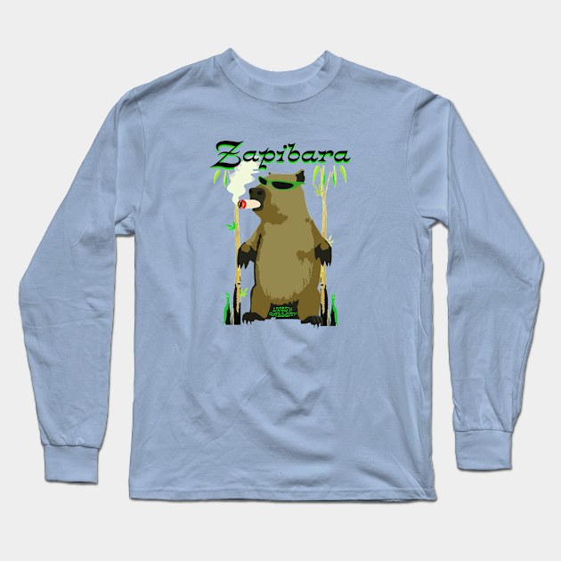 Capybara tee iMosy Gallery Long Sleeve T-Shirt by iMosy Gallery